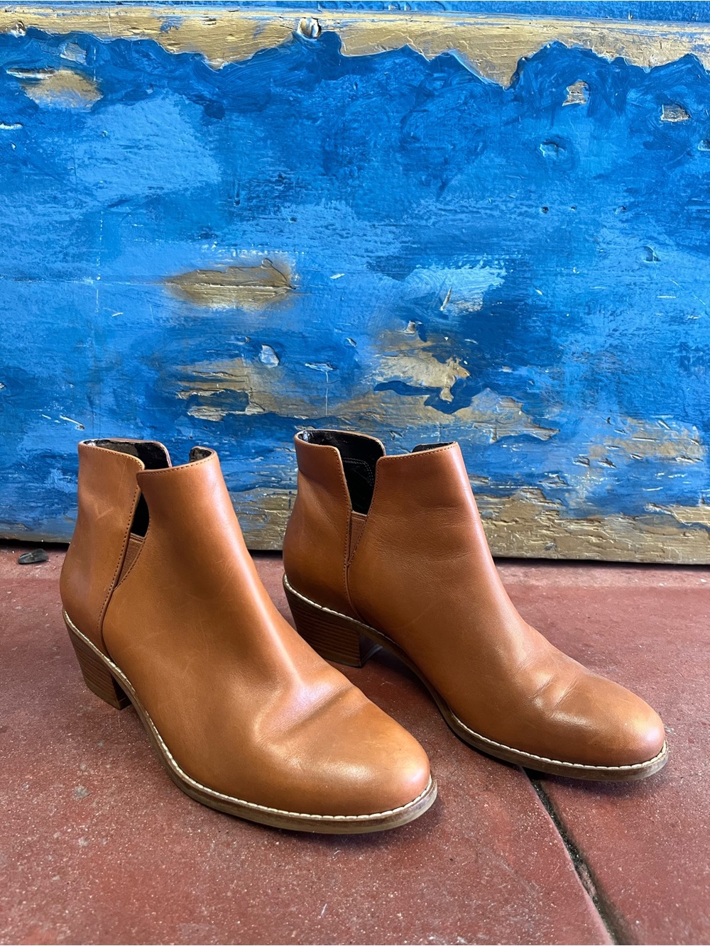 Cole Haan Brown Leather Chukka Ankle Boots